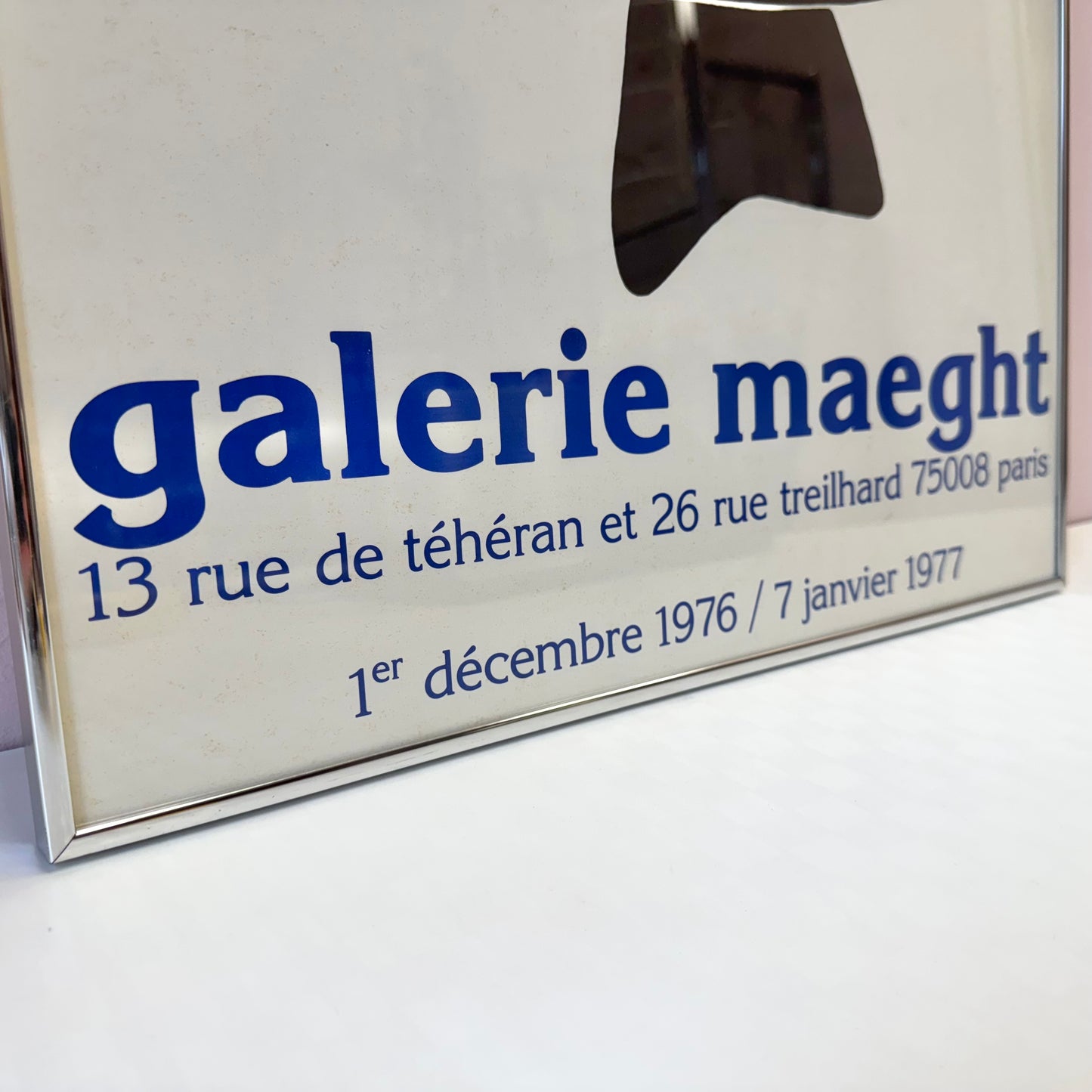 Vintage 1970's Framed Calder Exhibition Poster