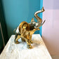 Vintage Brass Elephant Statue