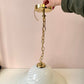 Vintage Large White Murano Glass Pendant Chandelier
