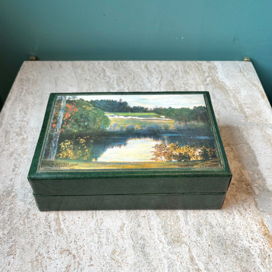 Vintage Pine Valley Golf Club Decorative Box