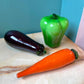 Vintage Murano Glass Fruit Trio