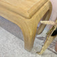 Vintage Curve Legged Pencil Reed Style Console Table