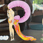 Vintage 1983 Framed Art Deco Style ERTE Poster