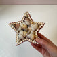 Vintage Shell Encrusted Star Shaped Box