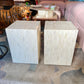 Pair of Vintage Bone Inlay Side Tables