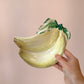 Vintage Italian Ceramic Banana Catchall Dish