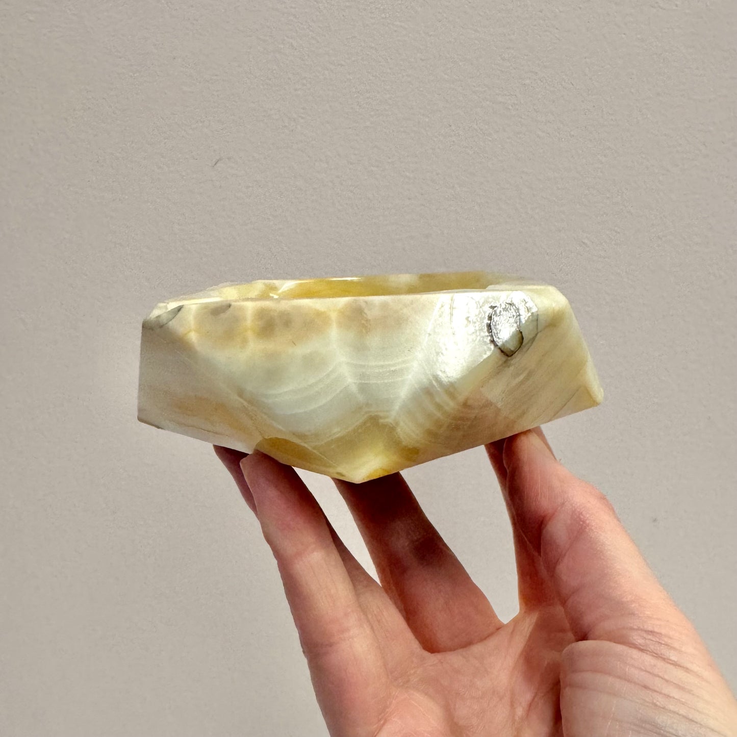 Vintage Onyx Stone Ashtray