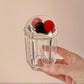 Vintage Set of 2 Lucite Berry Jars with Spoons by CL Designs Germany