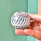 Vintage Purple Swirl Glass Paperweight