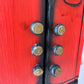 Vintage Folk Art Wooden Captain Cabinet