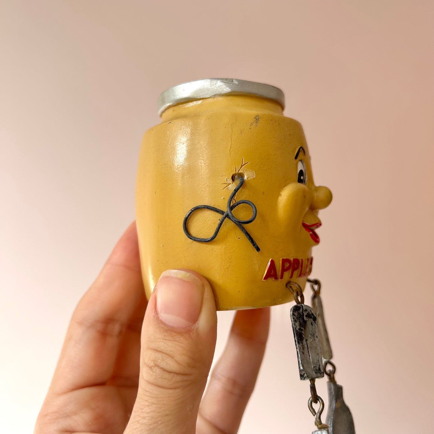 Vintage Set of 4 Apple Themed Shelf Sitters