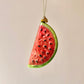Watermelon Slice Glass Ornament