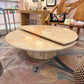 Vintage Tessellated Travertine Swivel Coffee Table by Casa Bique