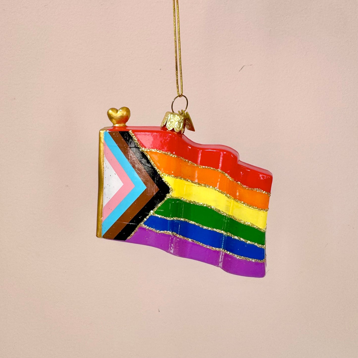 Pride Flag Ornament: Benefits Charity