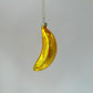 Gold Banana Glass Ornament