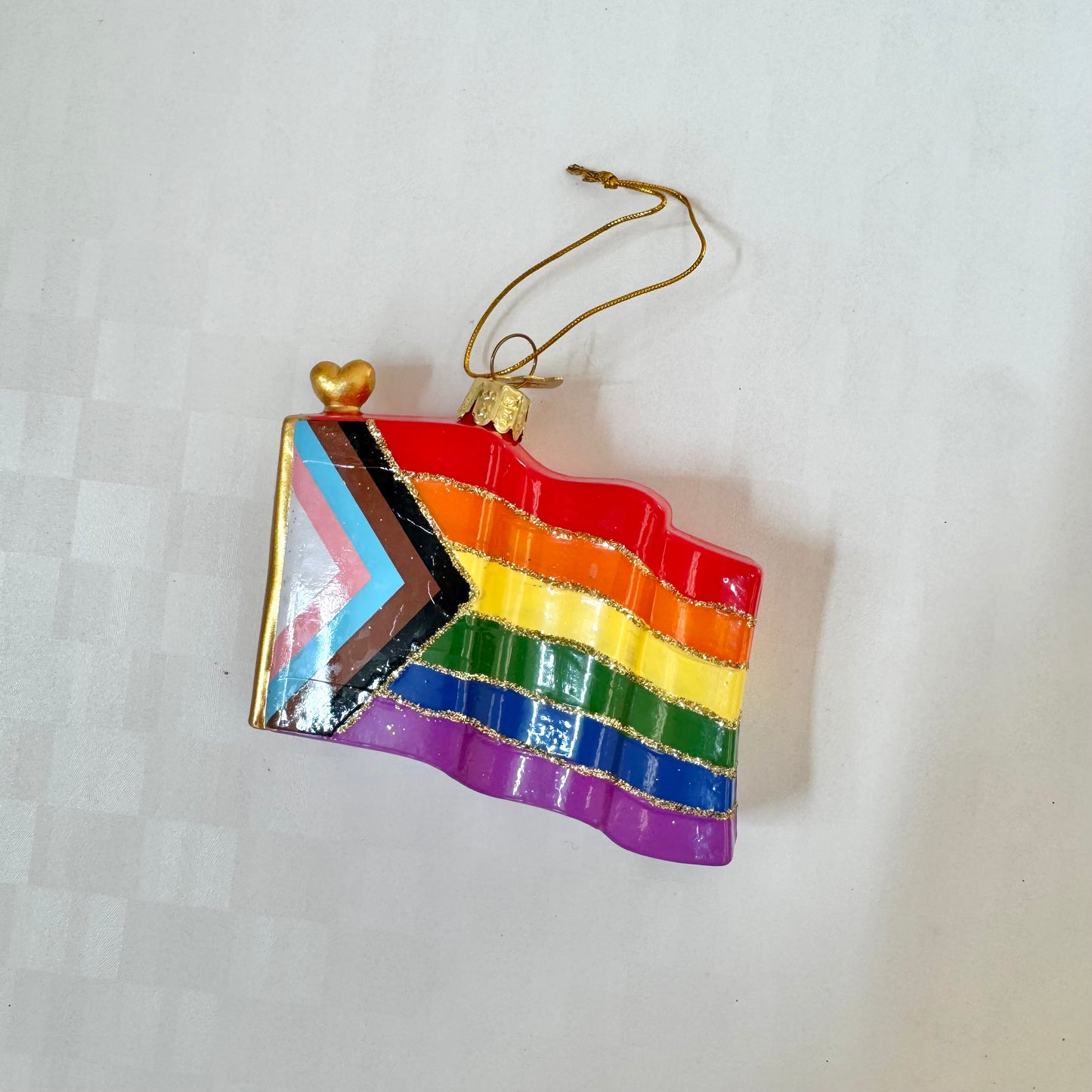 Pride Flag Ornament: Benefits Charity