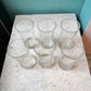 Vintage Mid-Century Georges Briard Highball Textured Dot Glasses - Set of 6 or 5