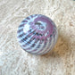Vintage Purple Swirl Glass Paperweight