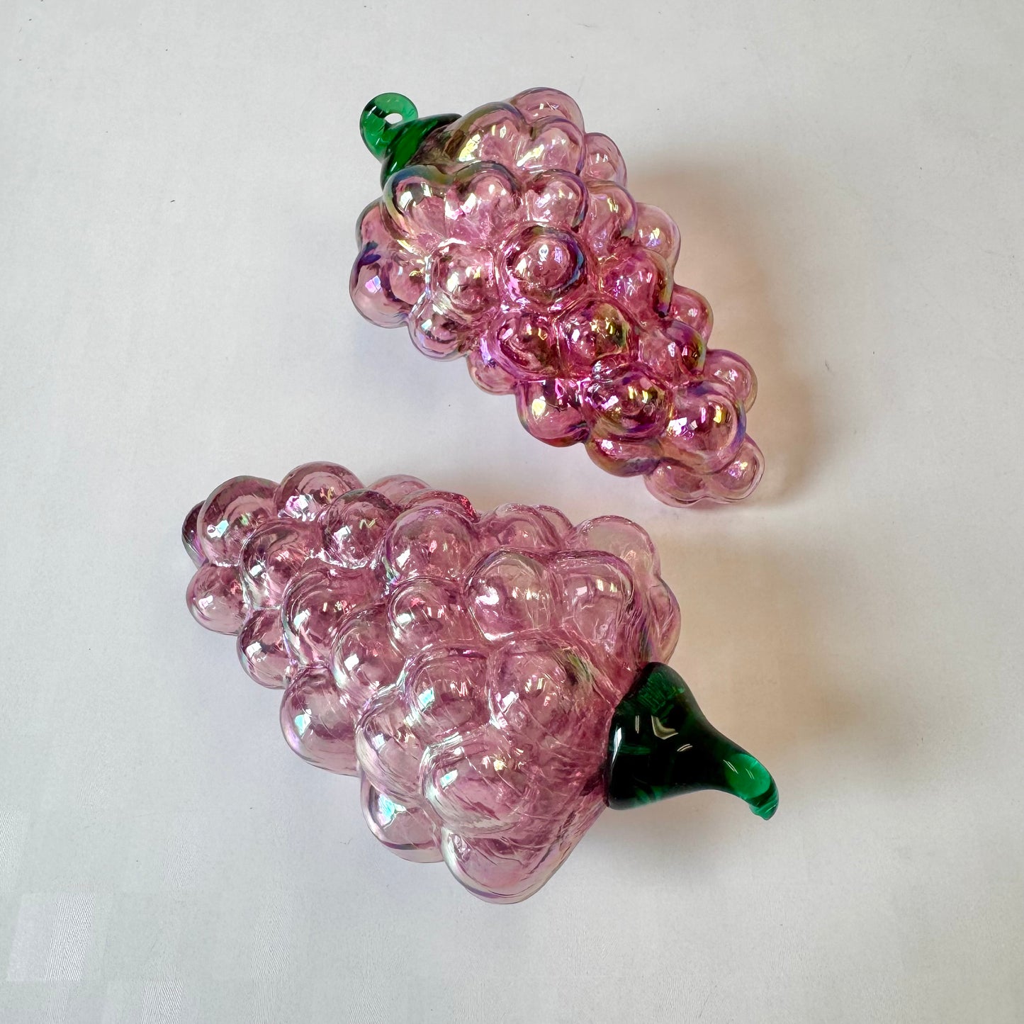 Vintage Iridescent Glass Fruit/item