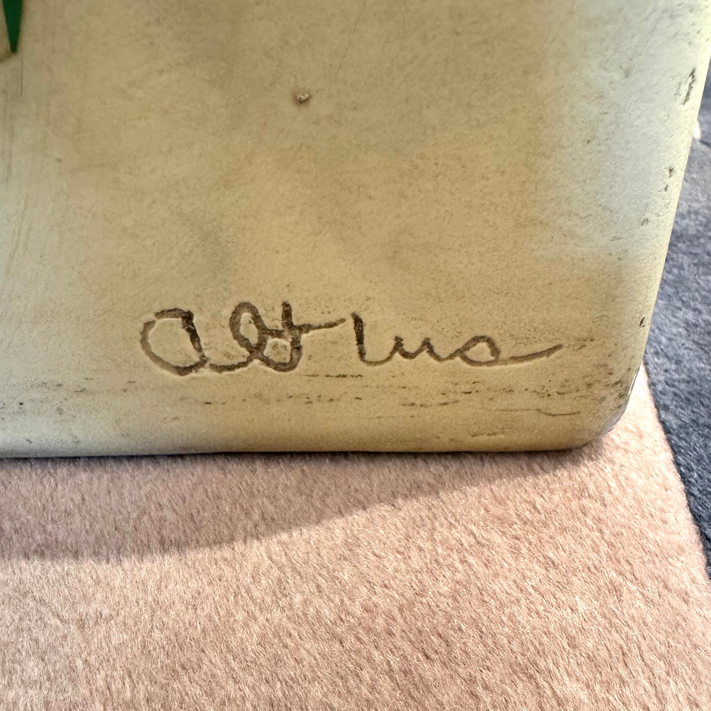 Vintage Pair of Man and Woman Fiberglass "Chairacters" by Altina Schinasi