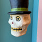 Vintage Inspired Skull Candy Bucket