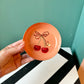 Red Cherries Round Enamel Tray
