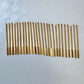 Vintage Set of 26 Gold Tone Metal "Arrow" Cocktail Picks