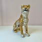Vintage Mid-Century Italian Ceramic Leopard Statue