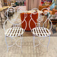 Pair of White John Risley Style Face Chairs