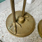 Pair of Extra Large Vintage Brass Crane Birds