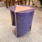 Vintage 1980's Postmodern Pink and Purple Side/Accent Table