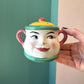 Vintage 5 Piece Tea Set “Coffee Break” by Clay Art San Francisco, Dated 1993