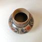 Vintage Hand Painted Mexican Tonala Pottery Vase