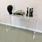 Vintage Lucite Waterfall Console Table