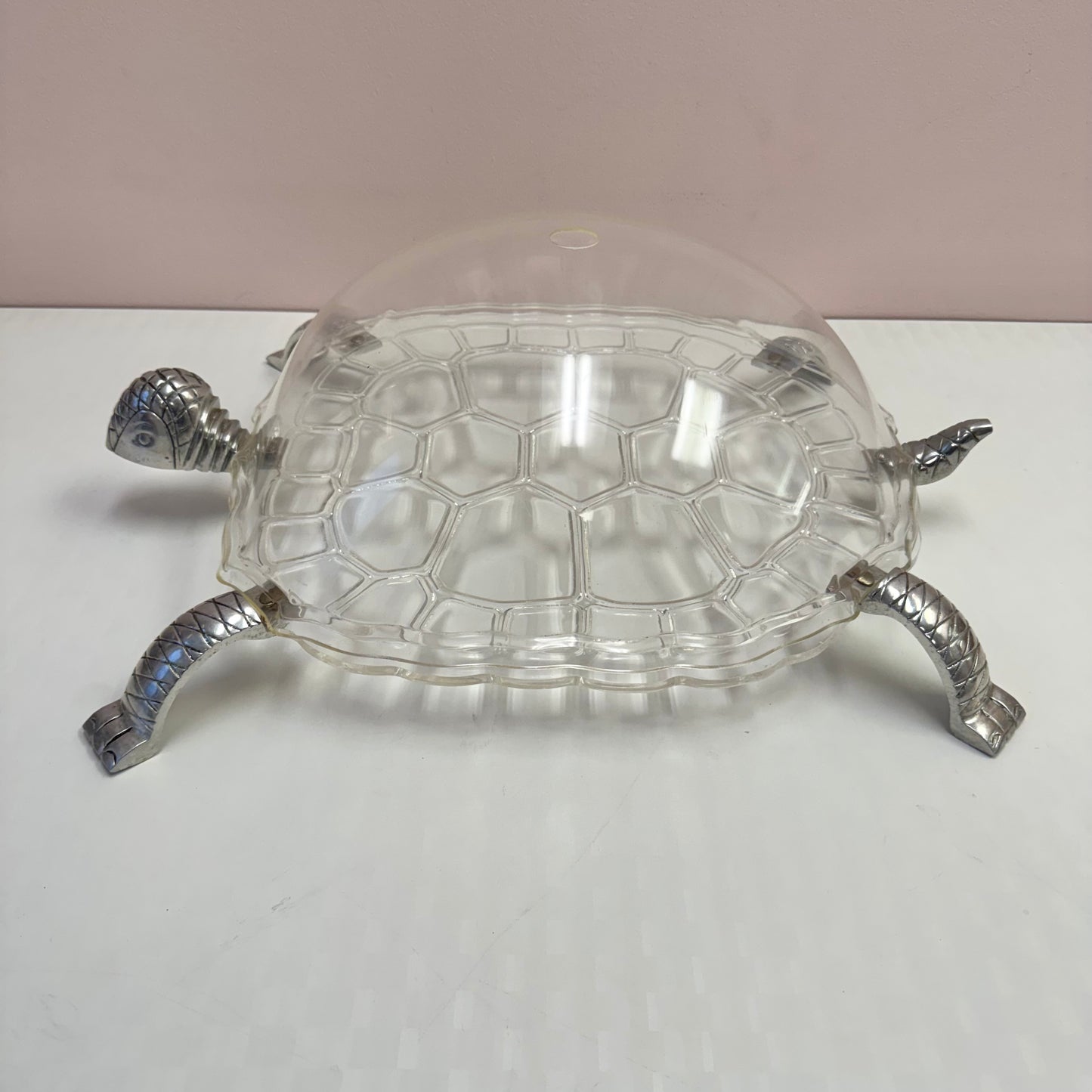 Vintage Arthur Court for Grainware Domed Turtle Serving Tray