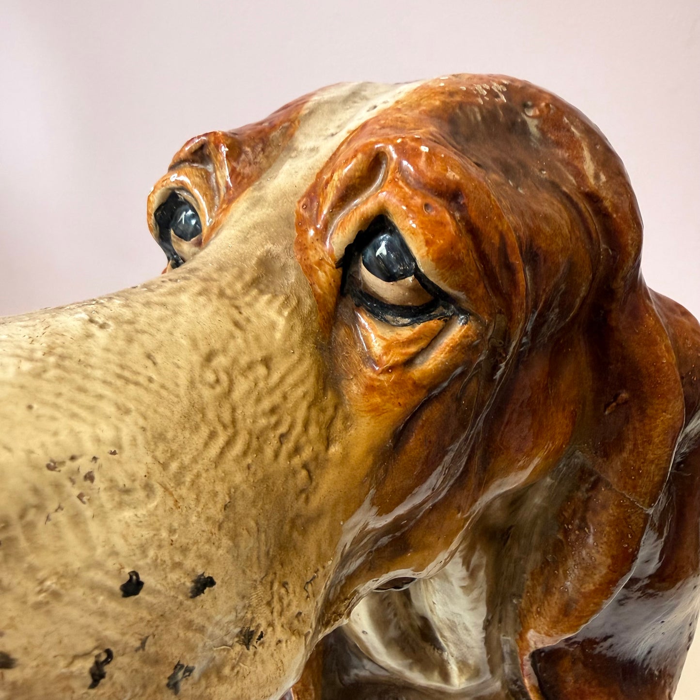 Vintage Mid-Century Extra Large Basset Hound Sculpture