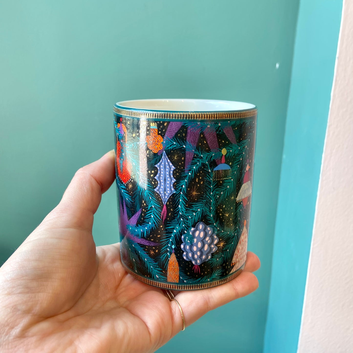 Enchanted Forest Ceramic Jar Candle