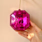 Fuscia Pink Gem Ornament