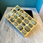 Gold Toned Resin Box with Decorative Gem Lid