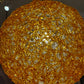 Vintage Orange Acrylic Spun Spaghetti Swag Light
