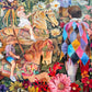 Vintage Original Framed "Once Upon A Springtime" 1981-1982 Acrylic on Board by Phyllis Londraville