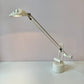 Vintage Postmodern White Cantilevered Arm Adjustable Desk Lamp