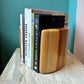 Mid Century Pair of Wood Block Bookends