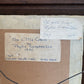Vintage Small Original Framed "The Little Circus" 1980 Mixed Media on Board by Phyllis Londraville