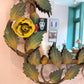 Vintage 1960's Wrought Iron Rose and Vine Mirror