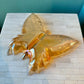 Vintage Butterfly Carnival Glass Catchall Dish