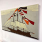 1970’s Sailboat Textile Art by Howard Smith for Vallila of Finland