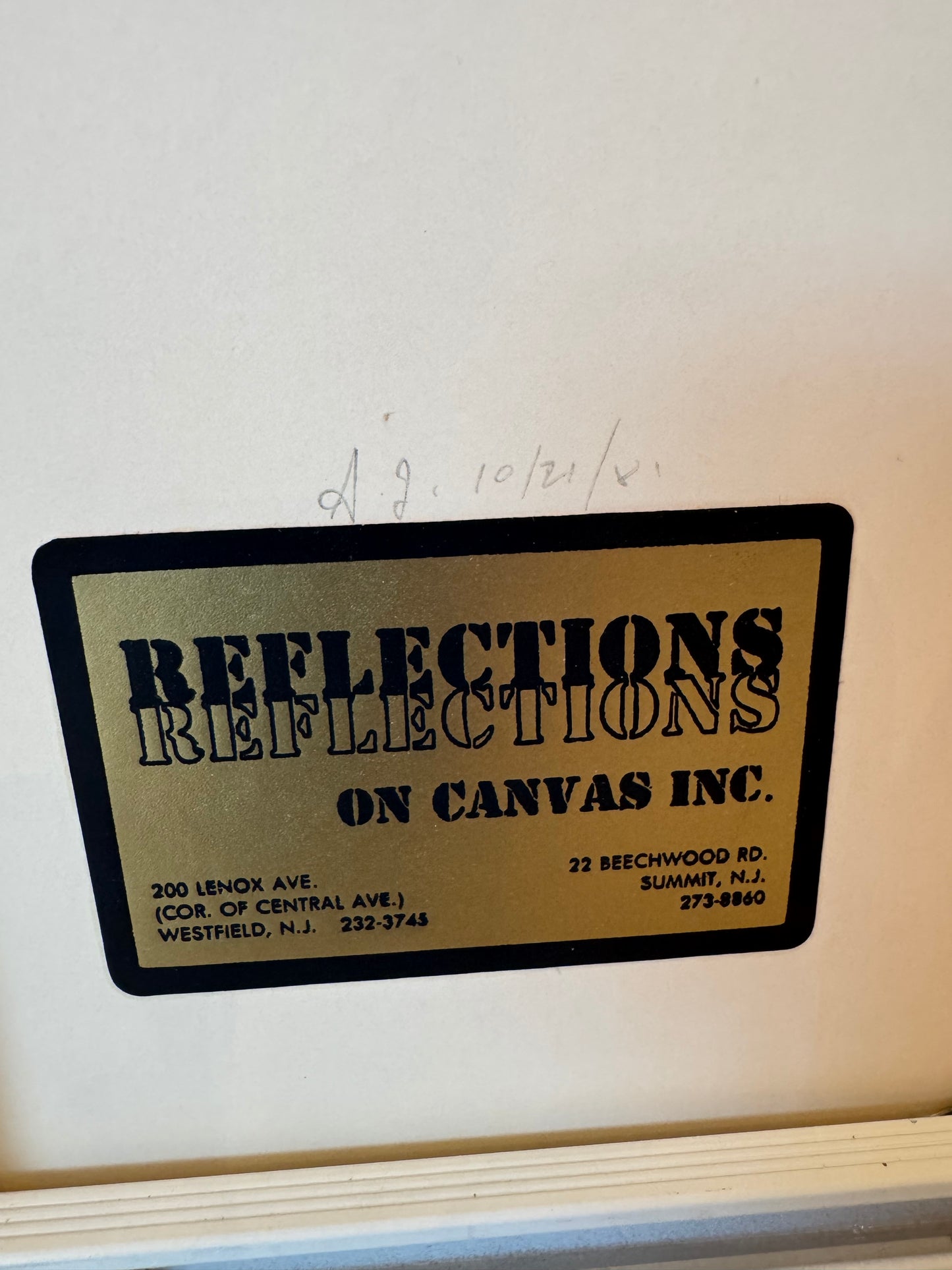 Vintage Exhibition Poster Titled "Calla 1" by Brian Davis