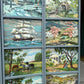 Vintage 1950's Original Paint by Numbers Screen/Room Divider