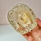 Vintage Bullicante Gold Leaf Art Glass Ashtray